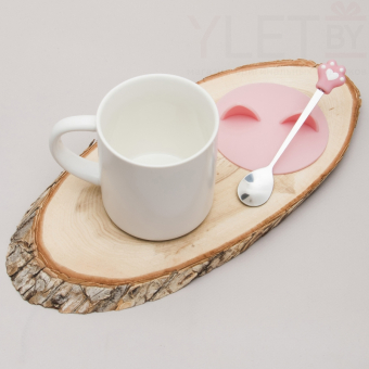 Кружка Котик Силиконовые ушки №1