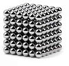 Головоломка NeoCube - 5 мм 216 сфер (Неокуб) серебро