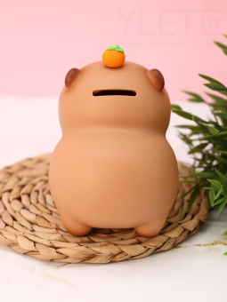 Копилка "Capybara with yummy treats", 14 см