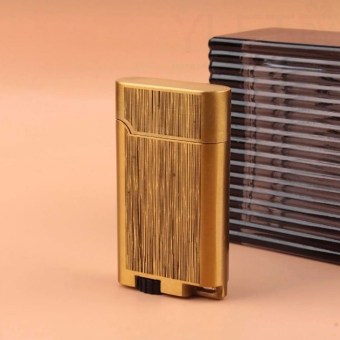 Зажигалка LIGHTER Турбо+обычное пламя ЗОЛОТО