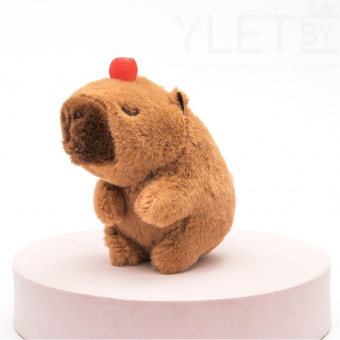 Игрушка мягкая инерционная Капибара