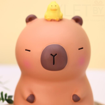 Копилка "Capybara duck", brown (19,5 см), пластик