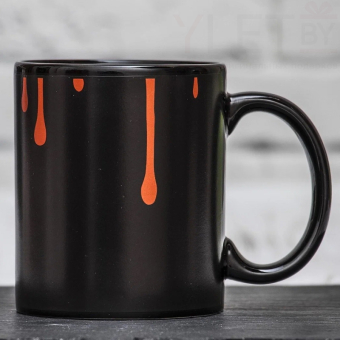 Кружка хамелеон Ужасы