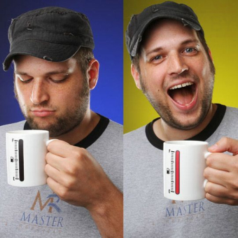 Кружка хамелеон Заправка полный бак