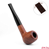 Курительная трубка для табака деревянная «Премиум», классическая, красное дерево
