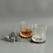 Набор для виски Premium “  keep calm drink whiskey ” (2 стакана + 6 камней + 2 подставки )