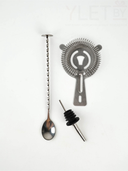 Подарочный набор барный «Собери друзей», 5 предметов, карточки с рецептами