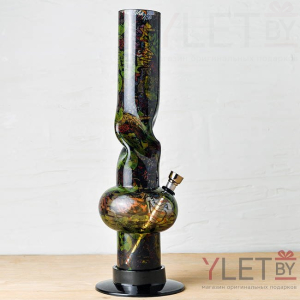 Бонг 30-32 см акриловый радужный FAY-01