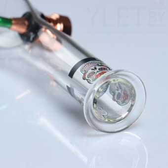 Бонг «Череп», стеклянный h=11.8 см,