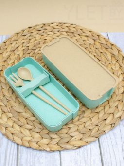 Ланчбокс "Convenient", green (750 мл), контейнер для еды, контейнер для еды