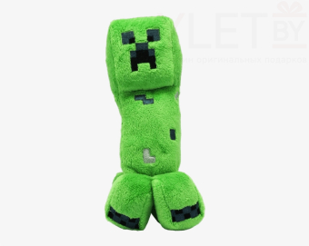 Майнкрафт (Minecraft) Мягкая игрушка "Крипер" (Creeper), 25,5 см