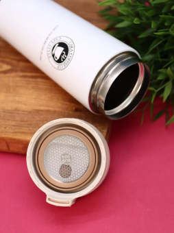 Термокружка «Love you more day by day», white (500 мл)