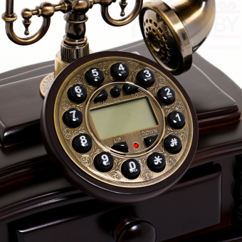 Ретро-телефон «Письменный стол», шкатулка, 16×25×26 см