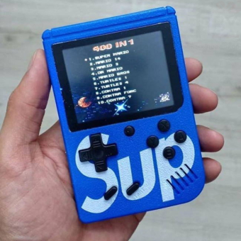 Игровая приставка SUP Game box Plus 400 игр в 1 с джойстиком Синяя