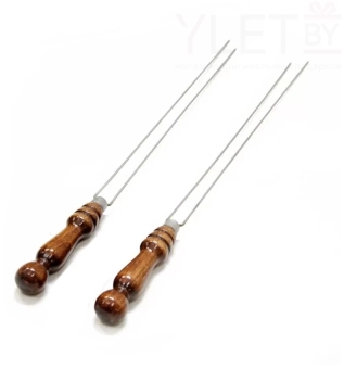 Шампур спица для овощей с деревянной ручкой БШ 50 см, 3 мм