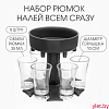 Рюмки набор "Налей всем сразу" 6 штук по 35 мл, горлышко d-10 см
