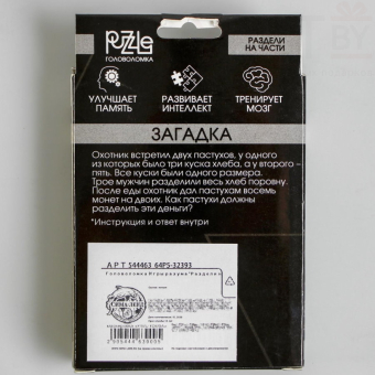 Головоломка Игры разума Раздели на части № 5