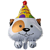 Шар (26''/66 см) Фигура, Собачка в колпачке