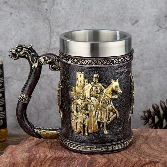 Кружка "Крепость" (металл внутри)