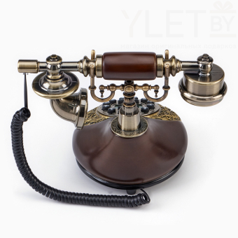Ретро-телефон «Капля с узором», 19×26×22 см