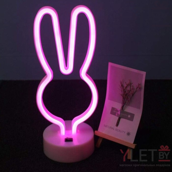 Светильник неоновый Кролик