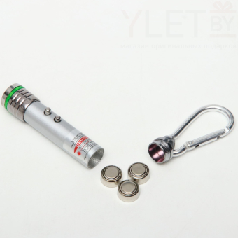 Лазерная указка с карабином