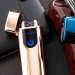 Импульсная зажигалка двойная сенсорная округлая Lighter
