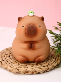 Копилка капибара "Capybara Frog Friend"