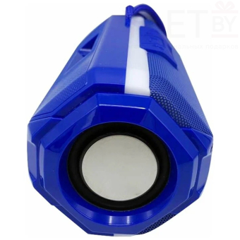 Беспроводная bluetooth колонка TG-143 с подсветкой Синяя