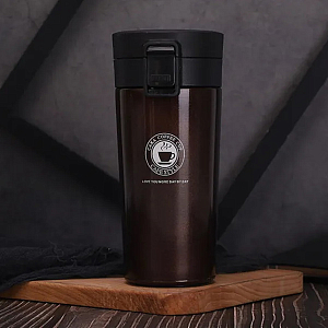 Термокружка Cafe Style Коричневая, 500 мл