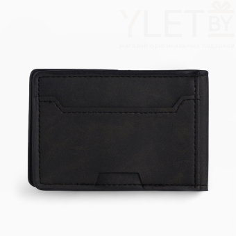 Зажим для купюр, карт, картхолдер, портмоне, чёрный