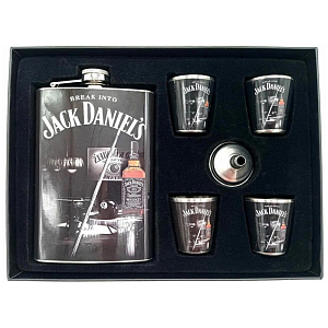 Набор фляжка и стопки Jack Daniels, 530 мл