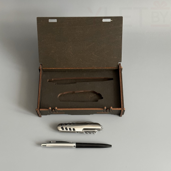 Подарочный набор "Самому сильному и надежному" горы (Ручка, мультитул)