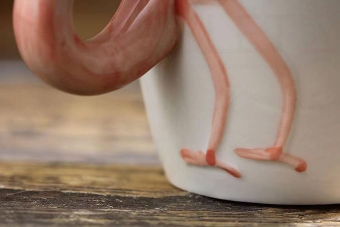 Кружка 3D "Фламинго"