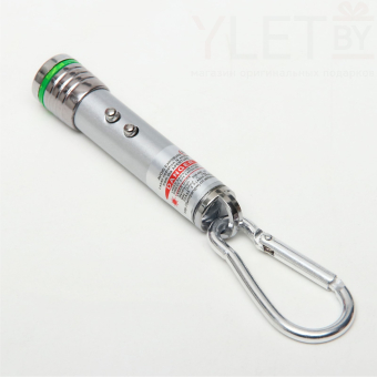 Лазерная указка с карабином