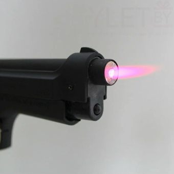 Зажигалка Пистолет Беретта черный большой