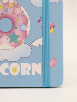 Блокнот (А5) "Unicorn on the cloud", blue (14.5*21)