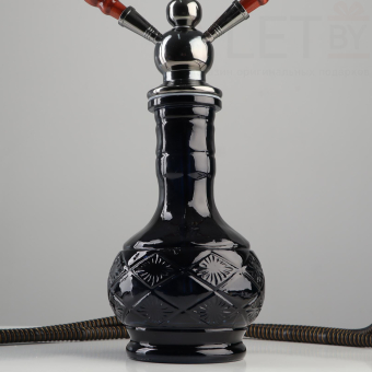 Кальян в сборе "Siyah" 65 см, 2 трубки