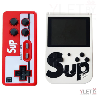 Игровая приставка SUP Game box Plus 400 игр в 1 с джойстиком Белая