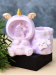 Ночник - подставка для канцелярских принадлежностей «Magic unicorn», pink (13,5 см), пластик