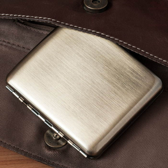 Портсигар металлический Gvipai Цветочный орнамент