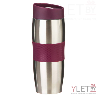 Термокружка Кнопка 400 мл, Фиолетовая