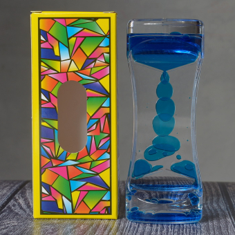 Водяные часы антистресс Синие