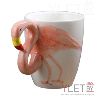 Кружка 3D "Фламинго"