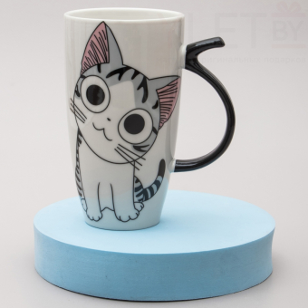 Кружка Кот Мультик №1