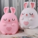 Копилка "Sleeping bunny ", pink (17,5 см), пластик