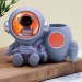 Ночник - подставка для канцелярских принадлежностей «Cosmo rocket», gray