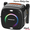 Портативная колонка Hopestar Powerful Party one 80W с двумя микрофонами Черная