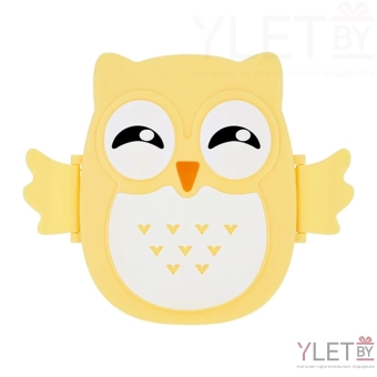 Ланч-бокс "Сова" желтая