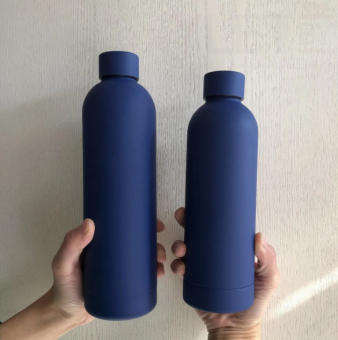 Термос для напитков Soft touch, синий